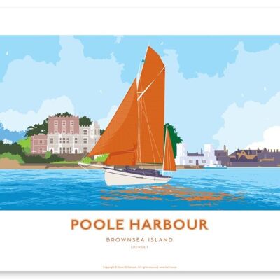 POOLE HARBOUR A3 PRINT