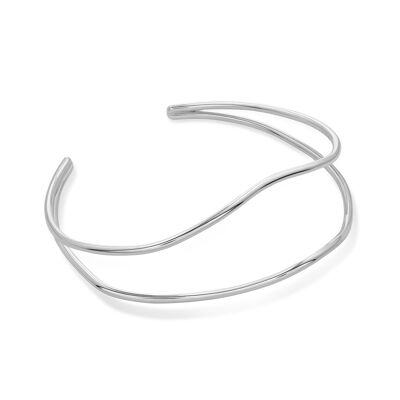 Pulsera Onda Plata