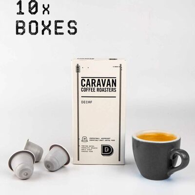 Decaf Pods - 100 Pods - 10 Boxes