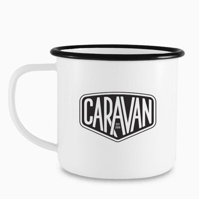 TRUCKER' ENAMEL MUG