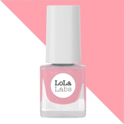 vegan nail polish in pink - powder box
