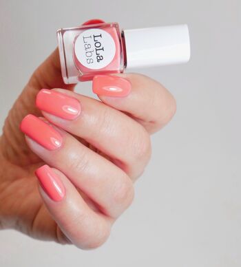 vernis à ongles vegan en corail - récif 7