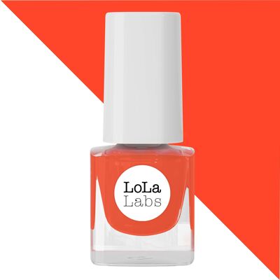 vegan nail polish in orange - full carrot