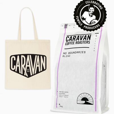 COFFEE SWAG BAG - CARAVAN Trucker - 1kg - Whole Bean