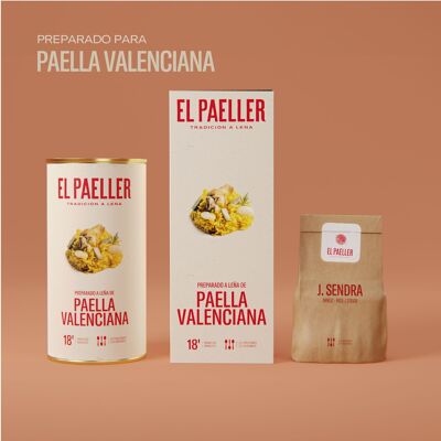 Valencianische Paella-Packung für 3 Personen