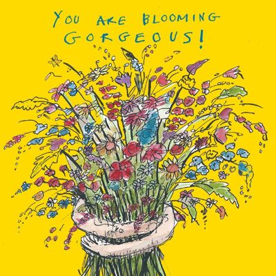 Blooming Gorgeous' Greetings Card