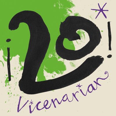 20 - Vicenarian' - Geburtstagskarte