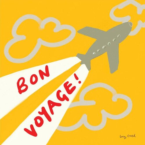 Bon Voyage' Leaving Card