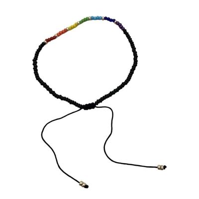 Bracelet assorti de perles tressées en fil de nylon
