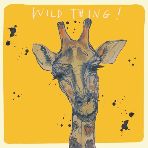 Wild Thing' Greetings, Studio Card