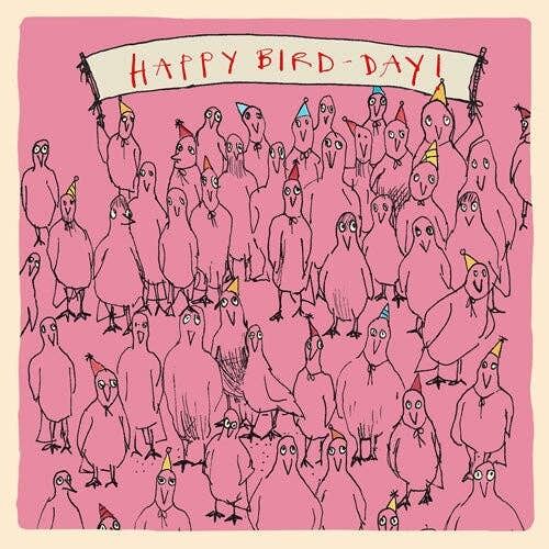 ‘Happy Bird-Day’ Greetings Card, Studio