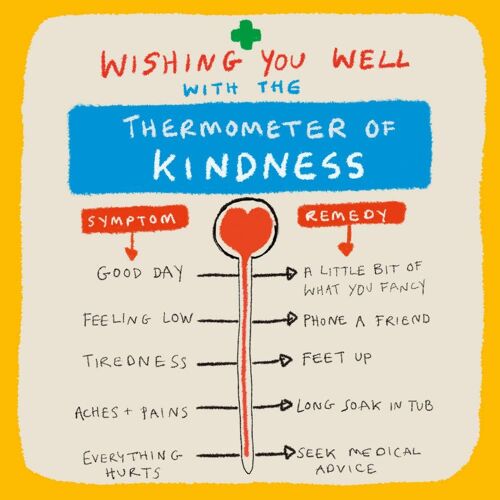 ‘Thermometer of Kindness’ Greetings Card