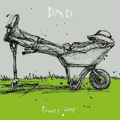 Papa Power Nap' Grußkarte
