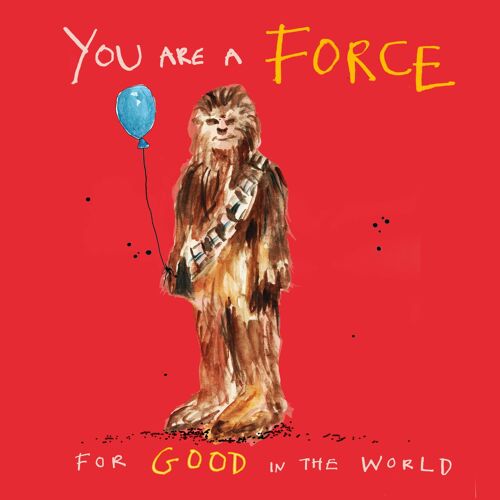 Force For Good' Greetings Card