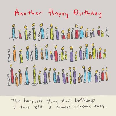 Eine weitere Happy Birthday-Geburtstagskarte