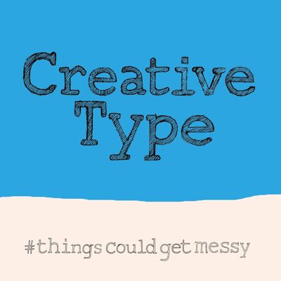 Creative Type' Greetings Card, Hashtag