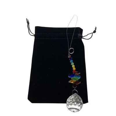 7 Chakra Suncatcher, Prism Ball, Stile #1