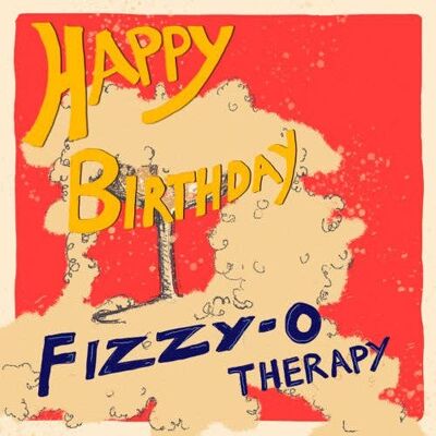„Fizzy-O-Therapy“-Grußkarte, Studio