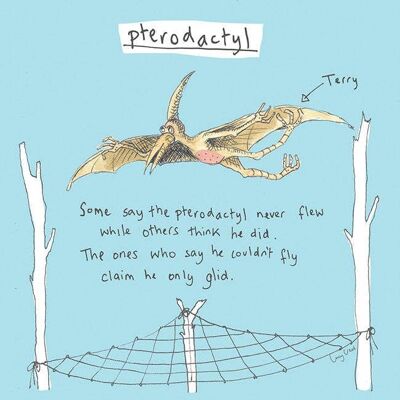 Pterodactyl'-Grußkarte