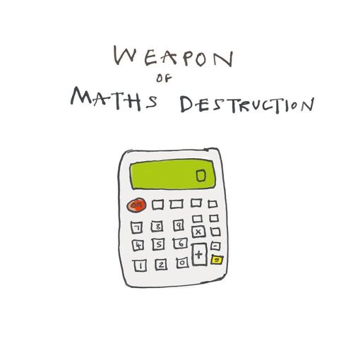 Maths Destruction' Greetings Card