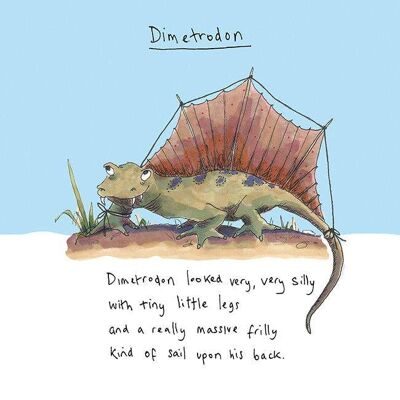 Dimetrodon' Greetings Card