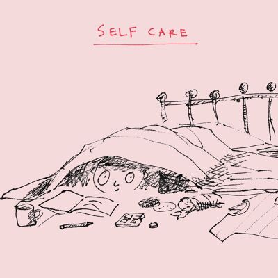 Self-Care-Grußkarte