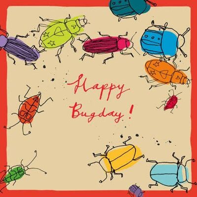 Estudio de tarjetas de felicitación Happy Bug Day