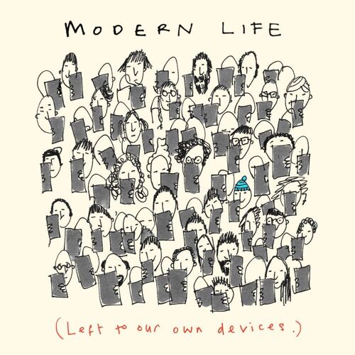 Modern Life,Devices' Greetings Card