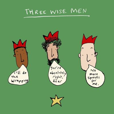 Three Wise Men' Christmas Card