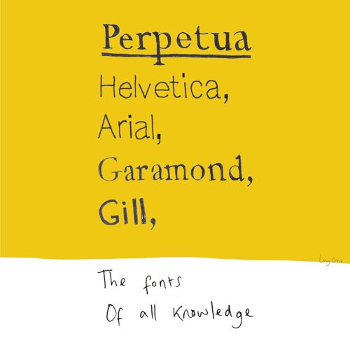 Perpetua' Greetings Card