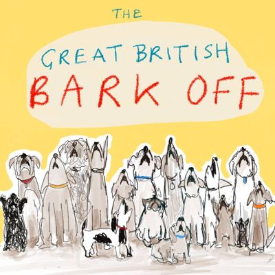 Tarjeta de felicitación The Great British Bark Off '