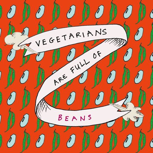 Vegetarians' Greetings Card