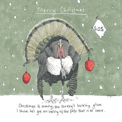 Turkey' Christmas Card