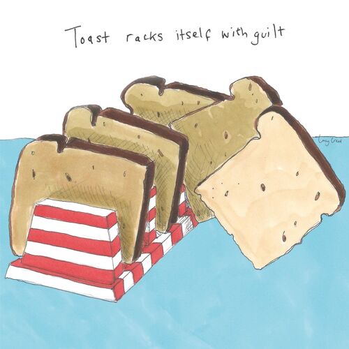Toast Racks' Greetings Card