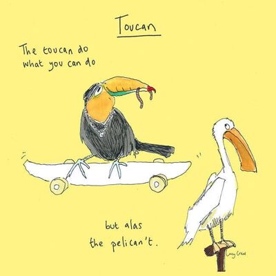Carte de voeux "Toucan"