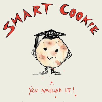 Tarjeta de felicitación Smart Cookie