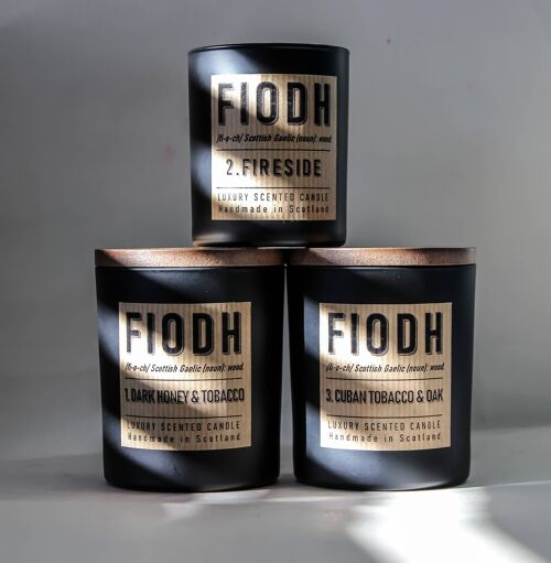 Fiodh 2: Fireside Luxury Candle , Small