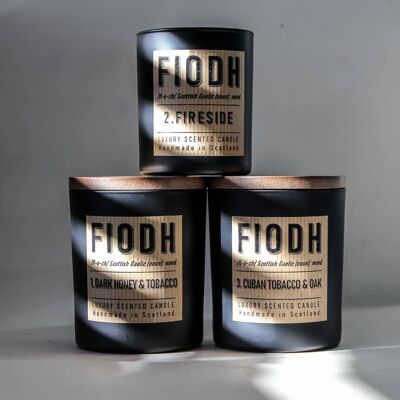 Fiodh 2: Fireside Luxury Candle , Large