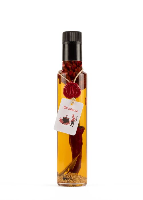 Aceite picante Inferno, Fio 250 ml.