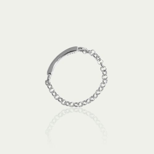 Ring Chain/Bar, Sterling Silber
