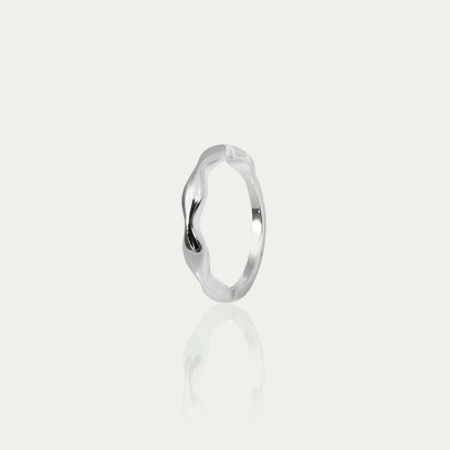 Ring Thick Wave, Sterling Silber