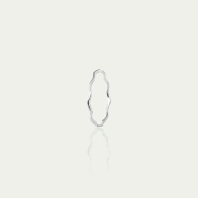 Anello Wave, argento sterling