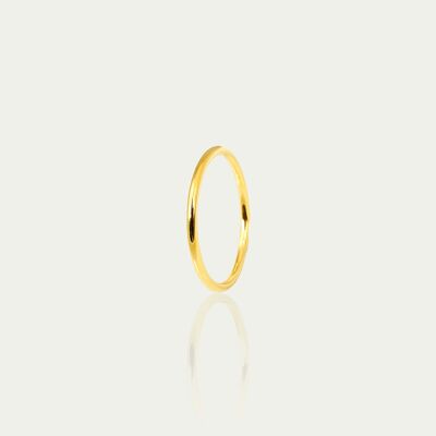 Ring Basic, yellow gold plated