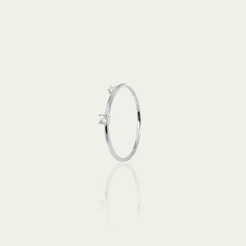 Ring Pure mit Zirkonia, Sterling Silber