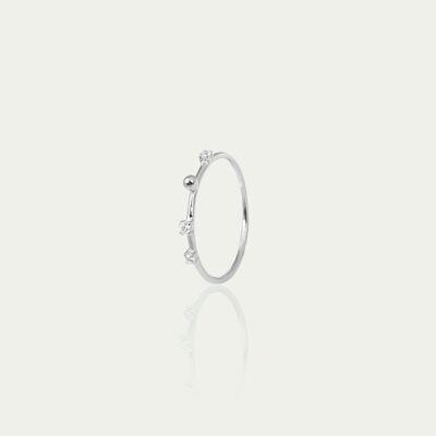Ring Bubble & Pure, Sterling Silber