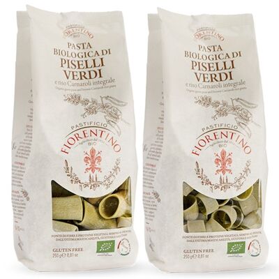 Pasta BIO di PISELLI VERDI e riso Carn. integ.: GOURMET 6pz