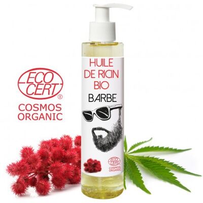 Organic beard castor oil