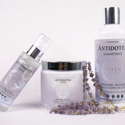 Hair routine ANTIDITES-Shampoo+Mask+Serum-with probiotics and collagen