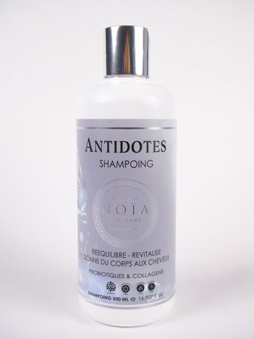 Shampoing Antidote, lutte contre le viellissement du cheveu, Probiotiques&Collagène-500ml