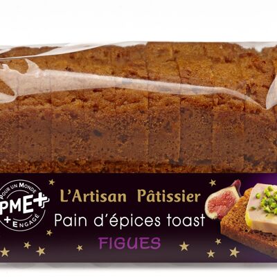 Fig toast gingerbread 12 slices - Artisan Pâtissier